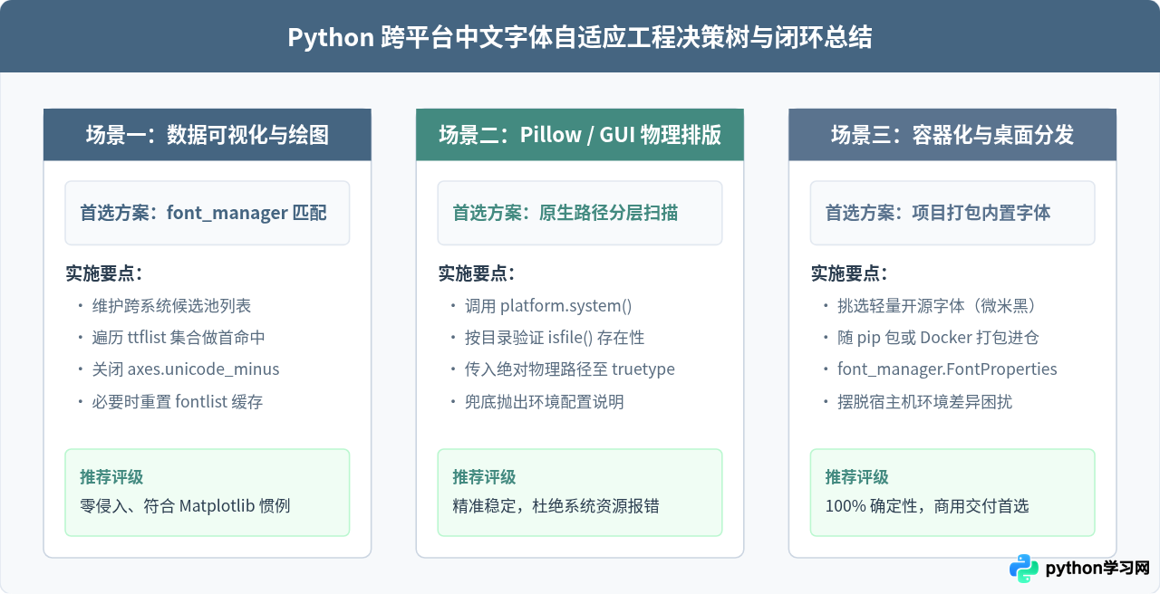Python跨平台开发怎么自动适配系统中文字体