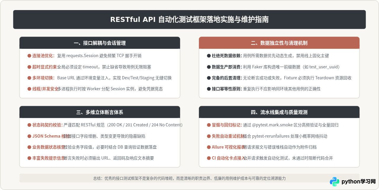 基于Python requests库构建RESTful API自动化测试框架