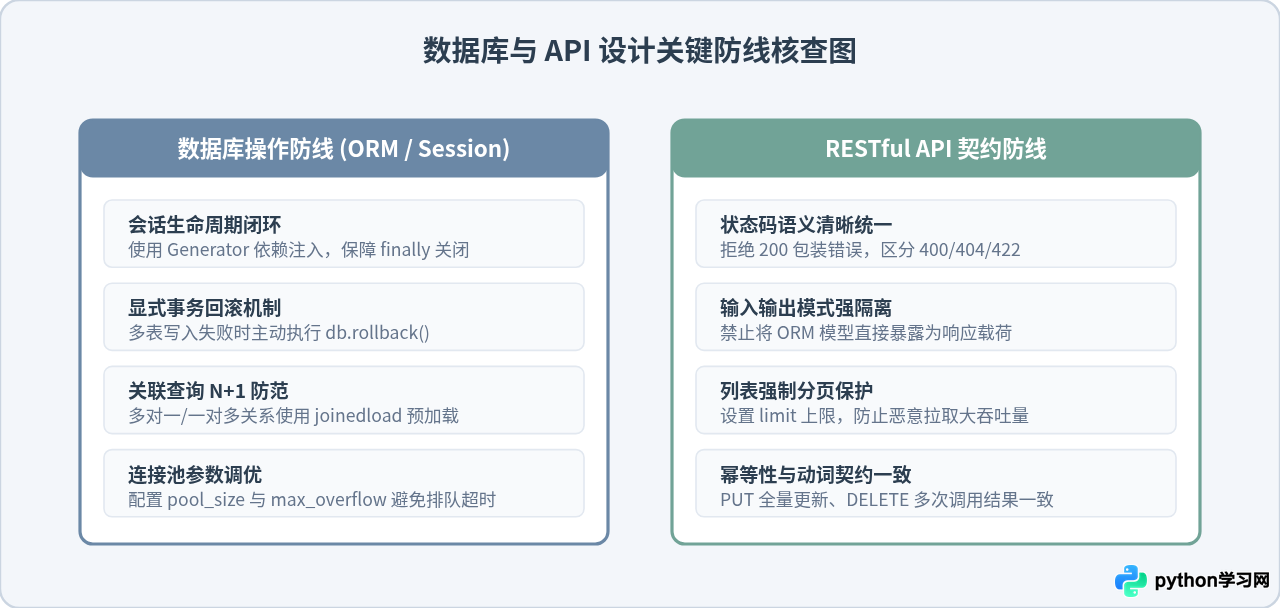 Python后端开发必学：数据库操作与RESTful API设计