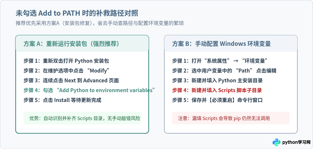 Python安装时Add to PATH选项有什么用？勾选指南