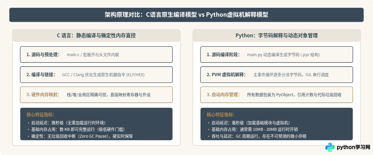 Python和C语言应用场景对比：嵌入式开发 vs 数据科学与Web