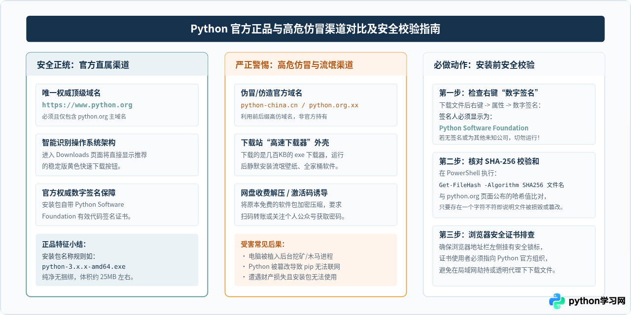 Python是免费的吗？官方下载地址与安全安装指南