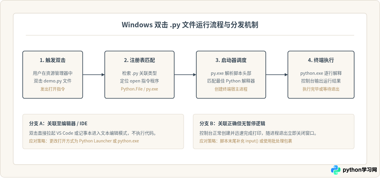 Windows下怎么实现双击.py文件直接运行Python程序