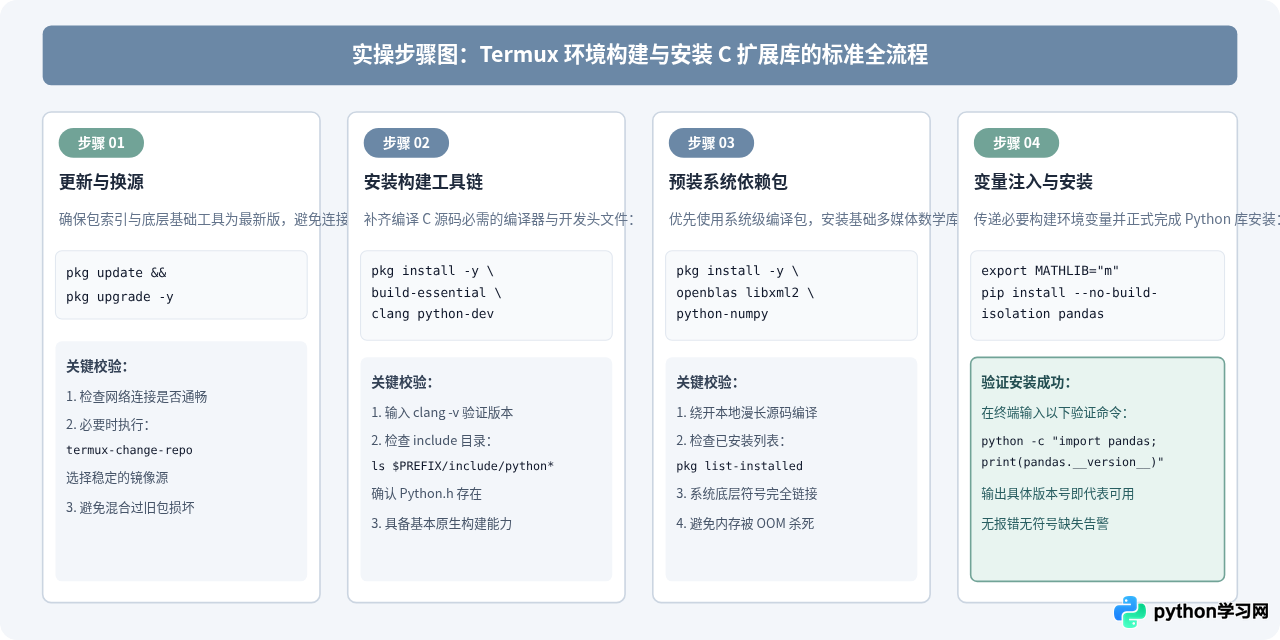 手机端运行Python遇到库安装失败怎么办？常见兼容性问题解析