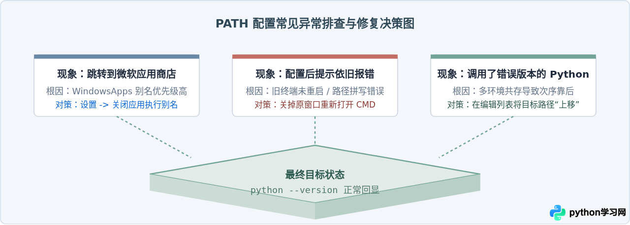 Python安装后提示“不是内部或外部命令”？环境变量PATH配置详解