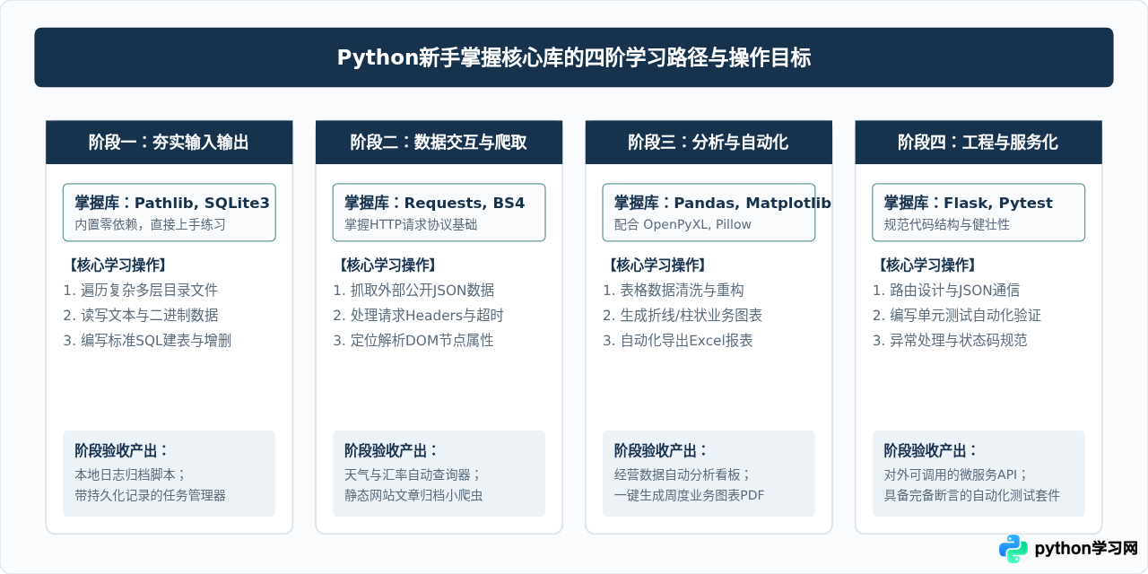 Python新手必学的10个常用库清单与应用场景