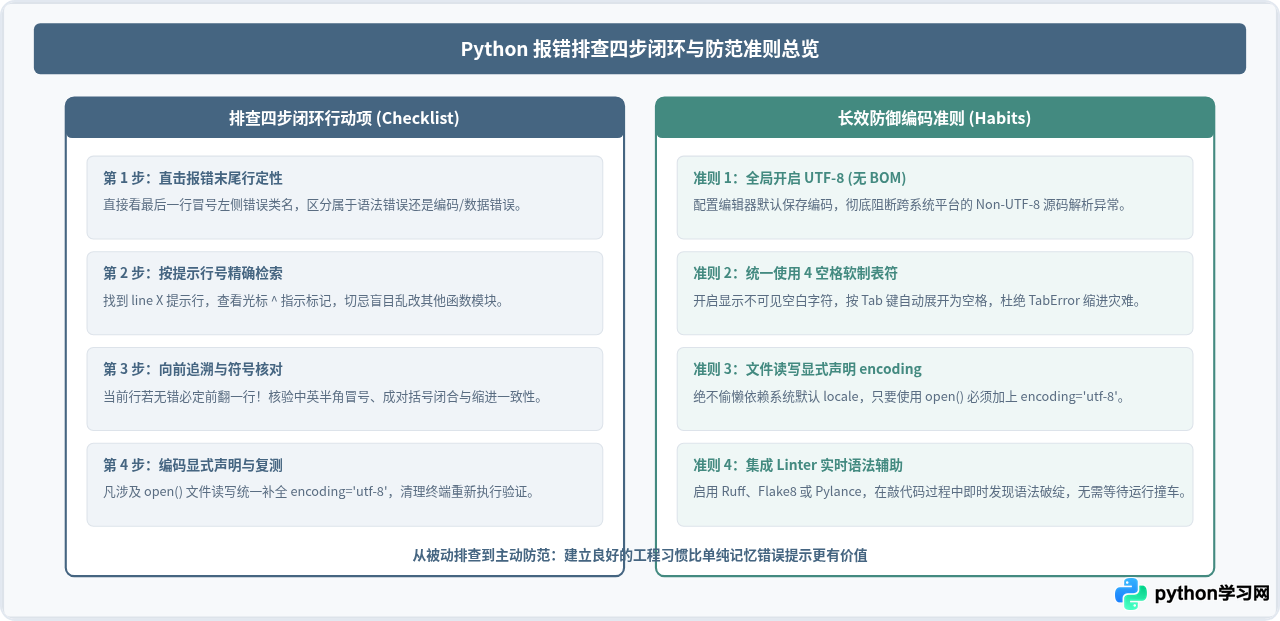 Python脚本运行报错怎么办？新手常见SyntaxError与编码问题排查
