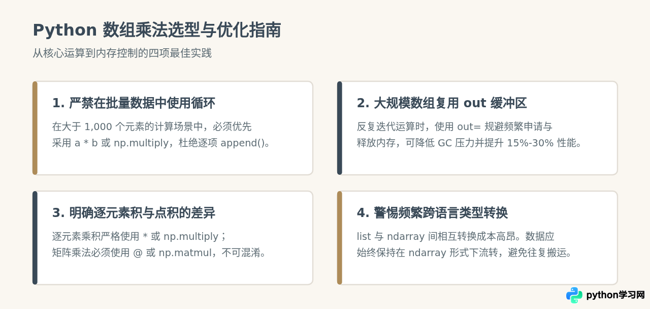Python随机数组乘法：NumPy向量化与循环性能对比
