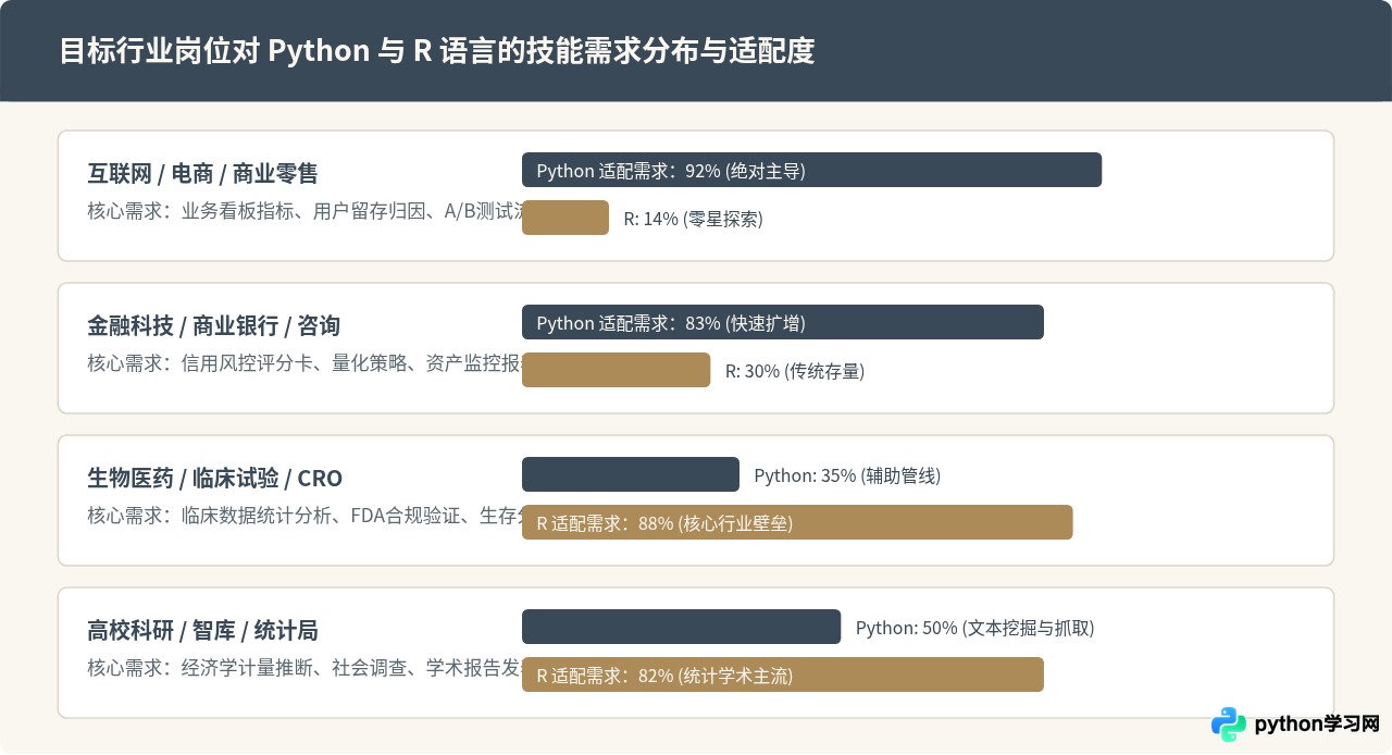 转行数据分析师：掌握Python和R语言哪一个就业竞争力更强