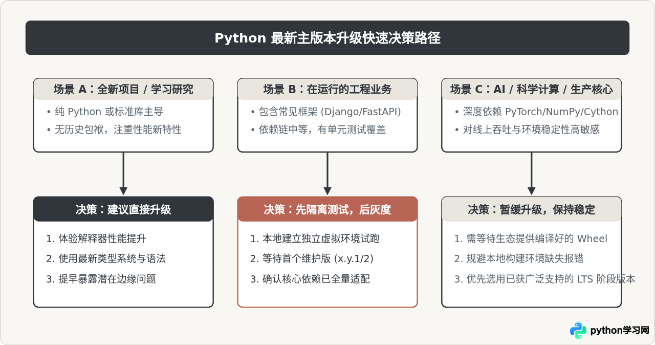 现在该升级Python最新版吗？兼容性风险与升级建议