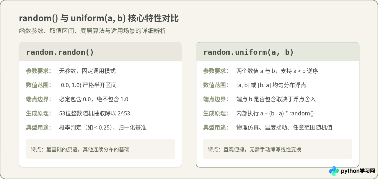 Python random模块生成随机浮点数的基础用法