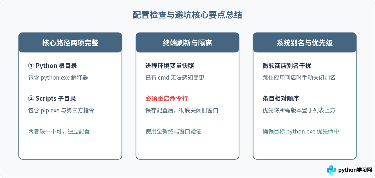 解决cmd提示“Python不是内部或外部命令”的配置错误