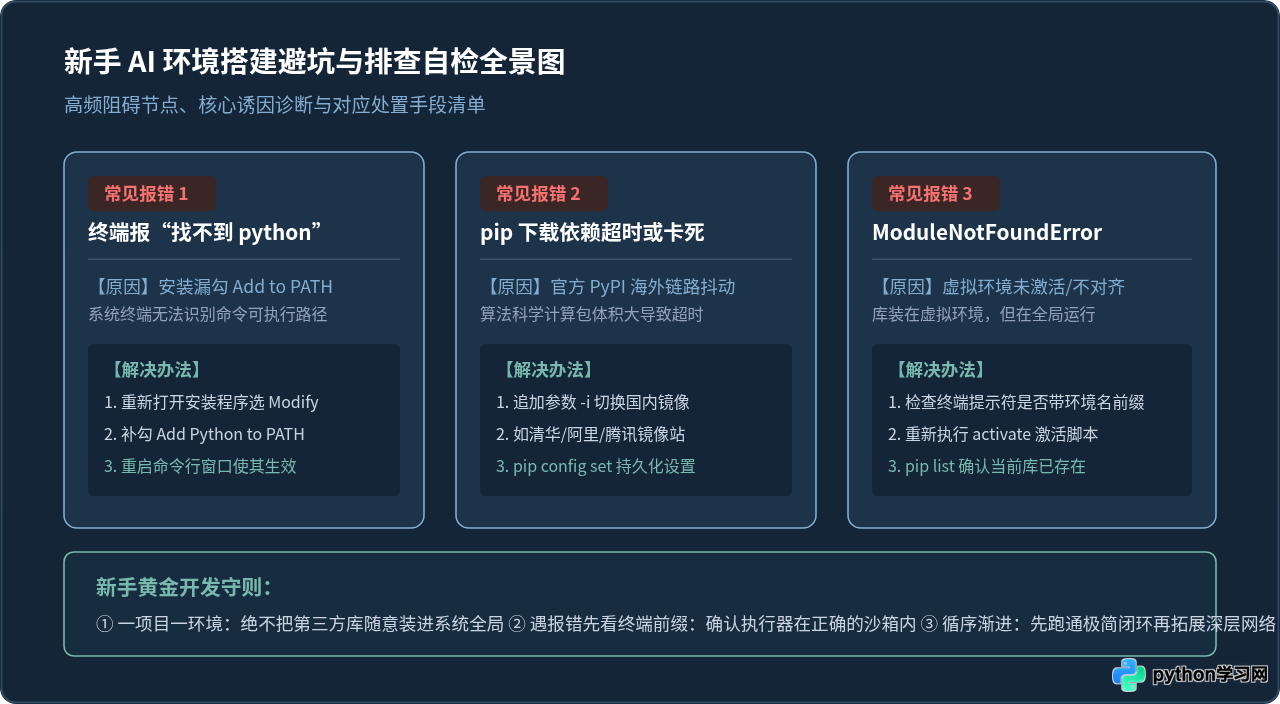 Python人工智能入门：新手怎么搭建开发环境与运行第一个AI程序