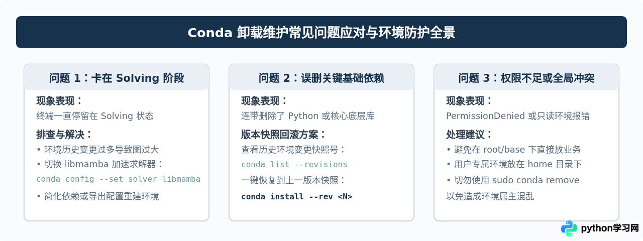 Conda环境怎么卸载Python包