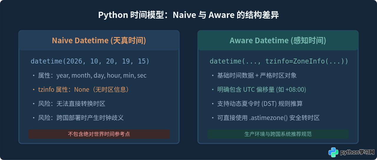 Python获取带时区的当前时间：zoneinfo模块与pytz使用教程