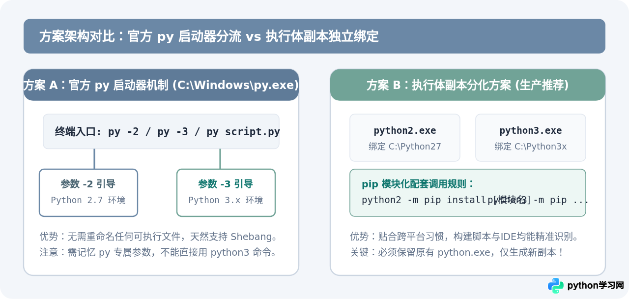 Win10中同时安装Python 2和3时怎么配置环境变量不冲突