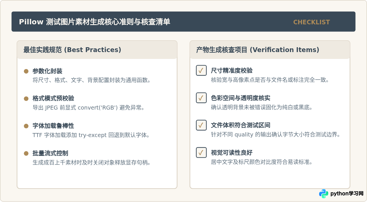 用Python Pillow库生成测试用图片素材