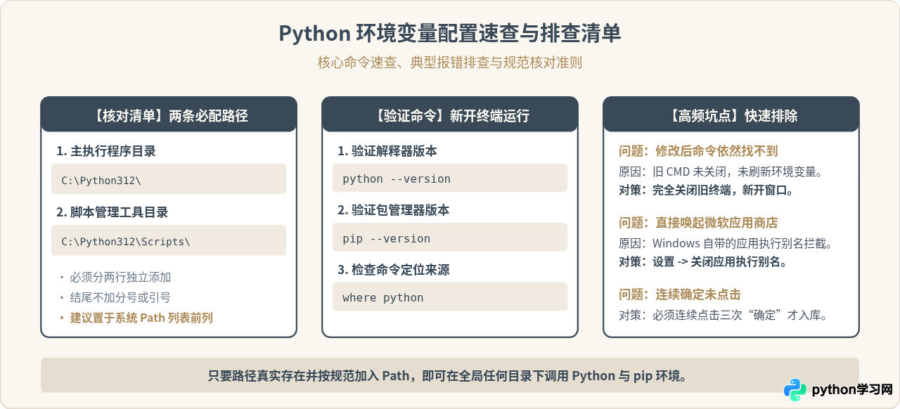 Windows系统怎么配置Python环境变量