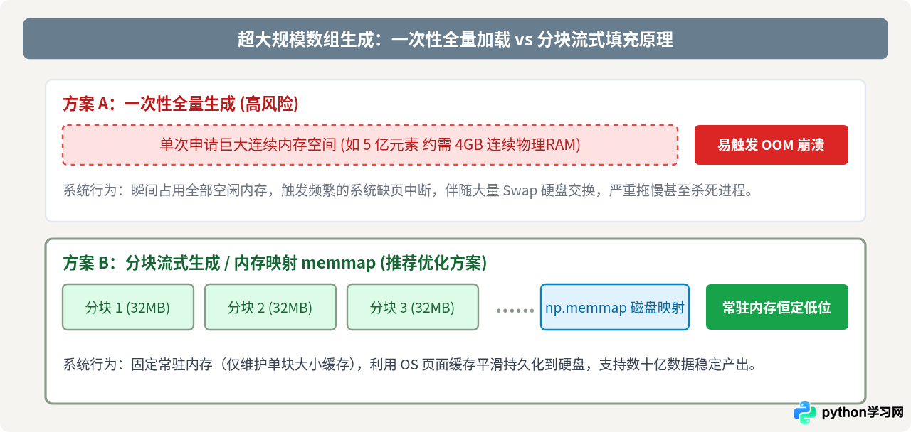 Python使用numpy.random高效生成大规模随机数组