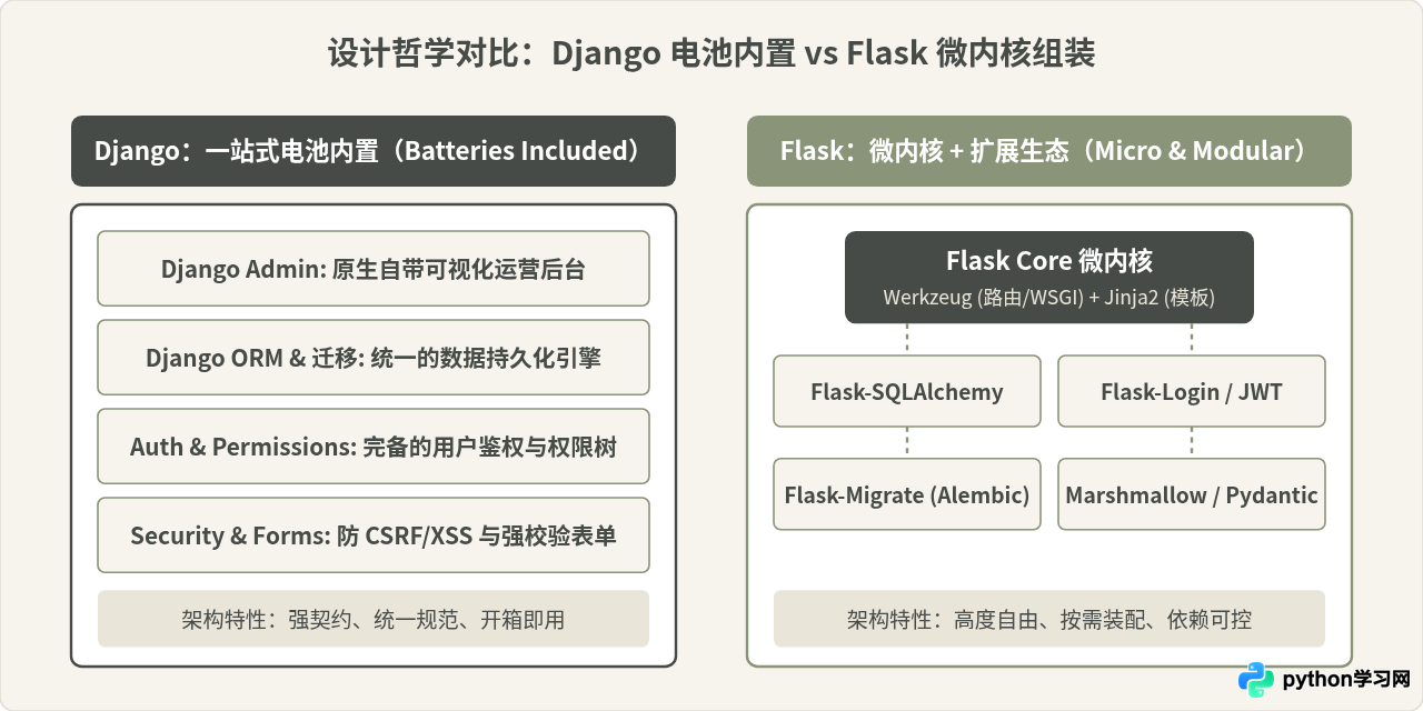 Python Web开发常用库有哪些？Django与Flask的选型对比