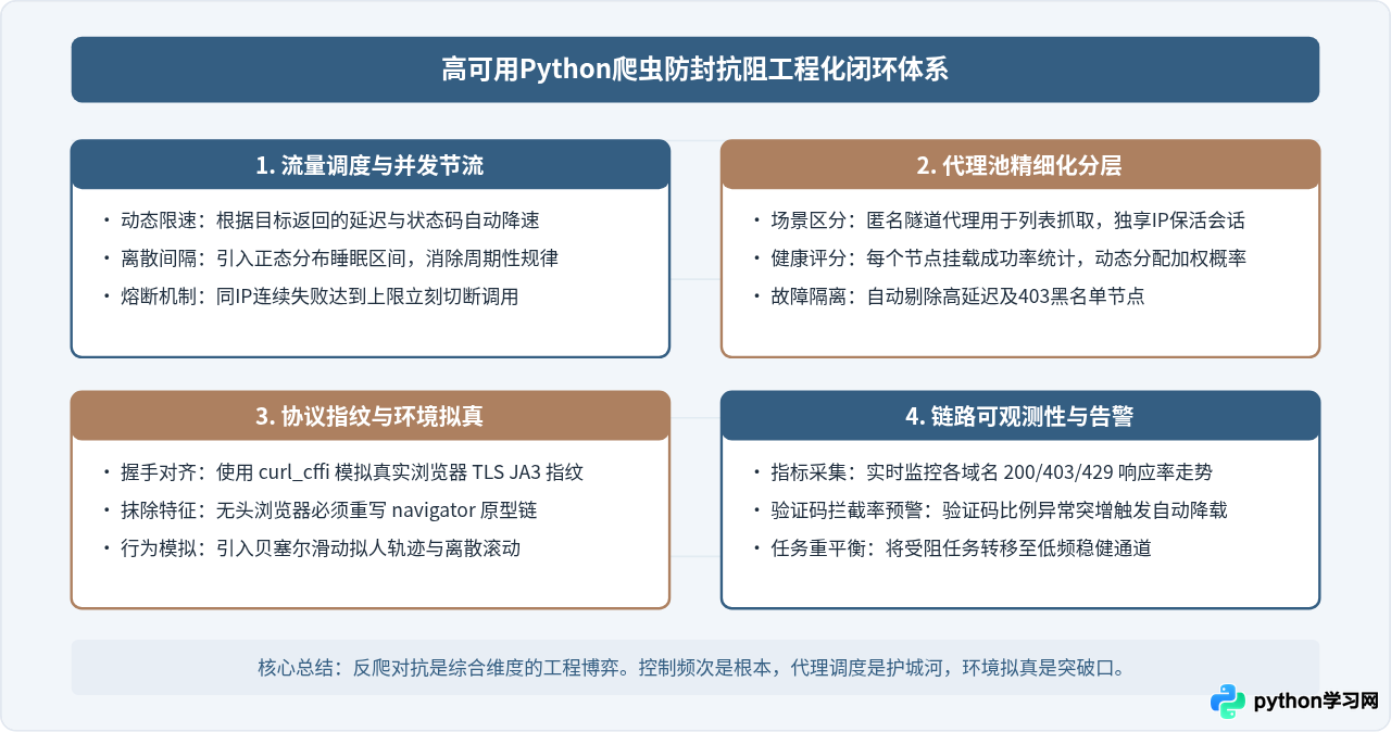 Python爬虫面对反爬机制有多吃力？IP封禁与验证码应对