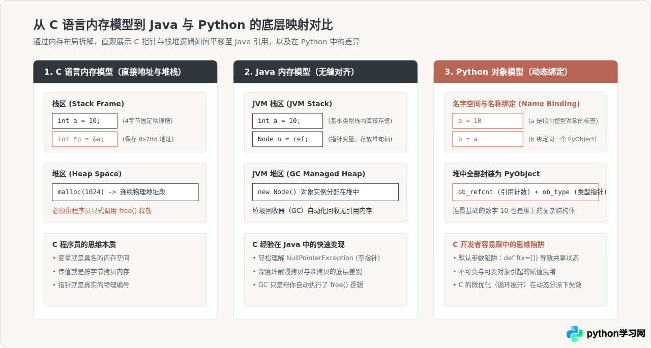 有C语言基础后，学Python和Java哪个更快