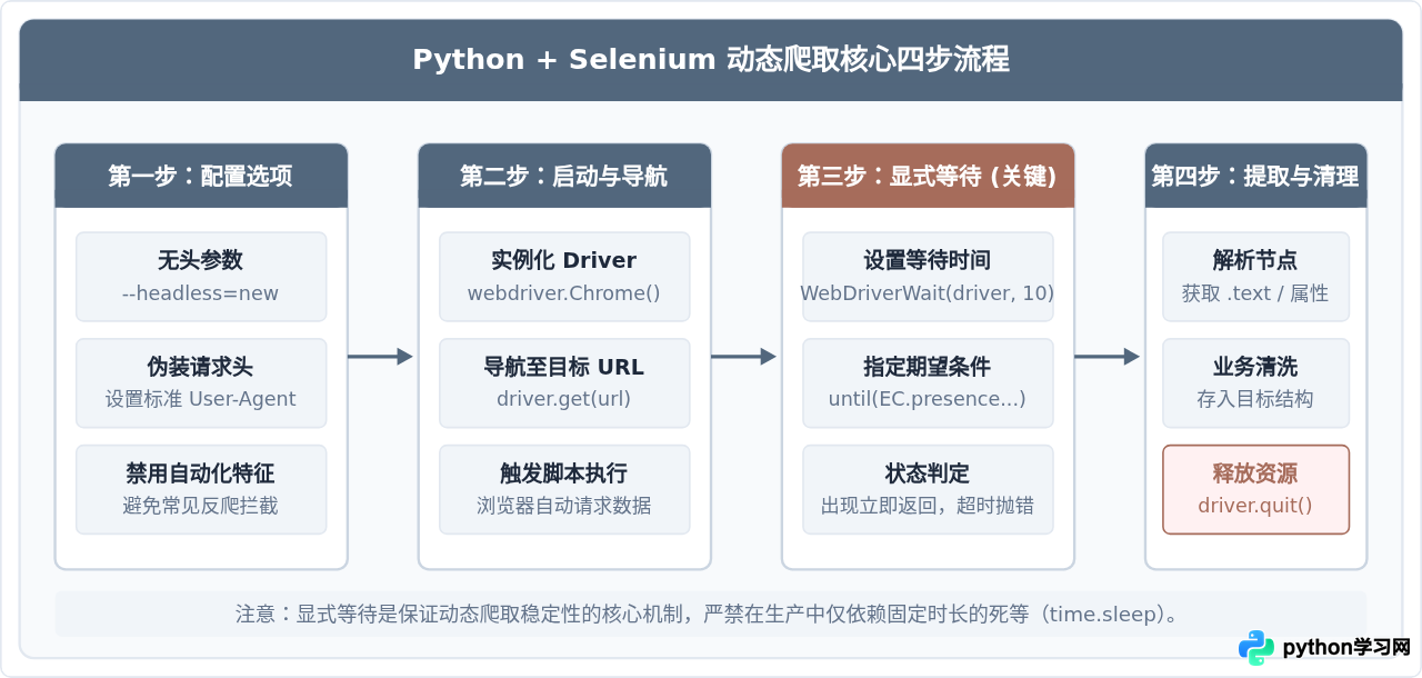 怎么处理JavaScript渲染页面？Python+Selenium动态网页抓取入门