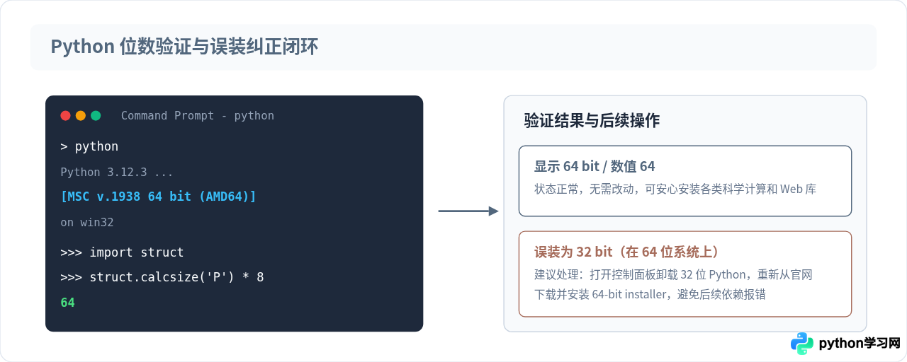 Python选32位还是64位？Windows系统版本匹配与安装包选择指南