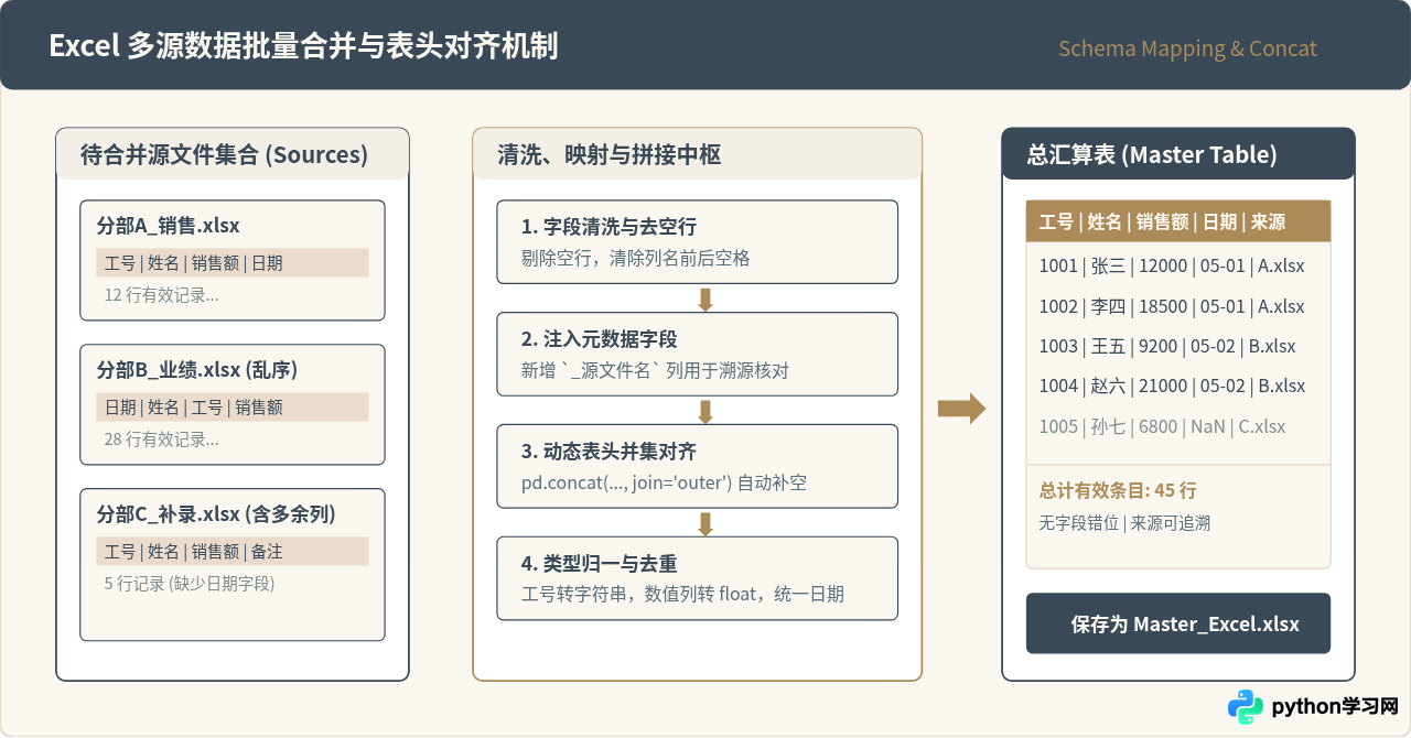 Python办公自动化：批量处理Excel与PDF的实用小工具开发