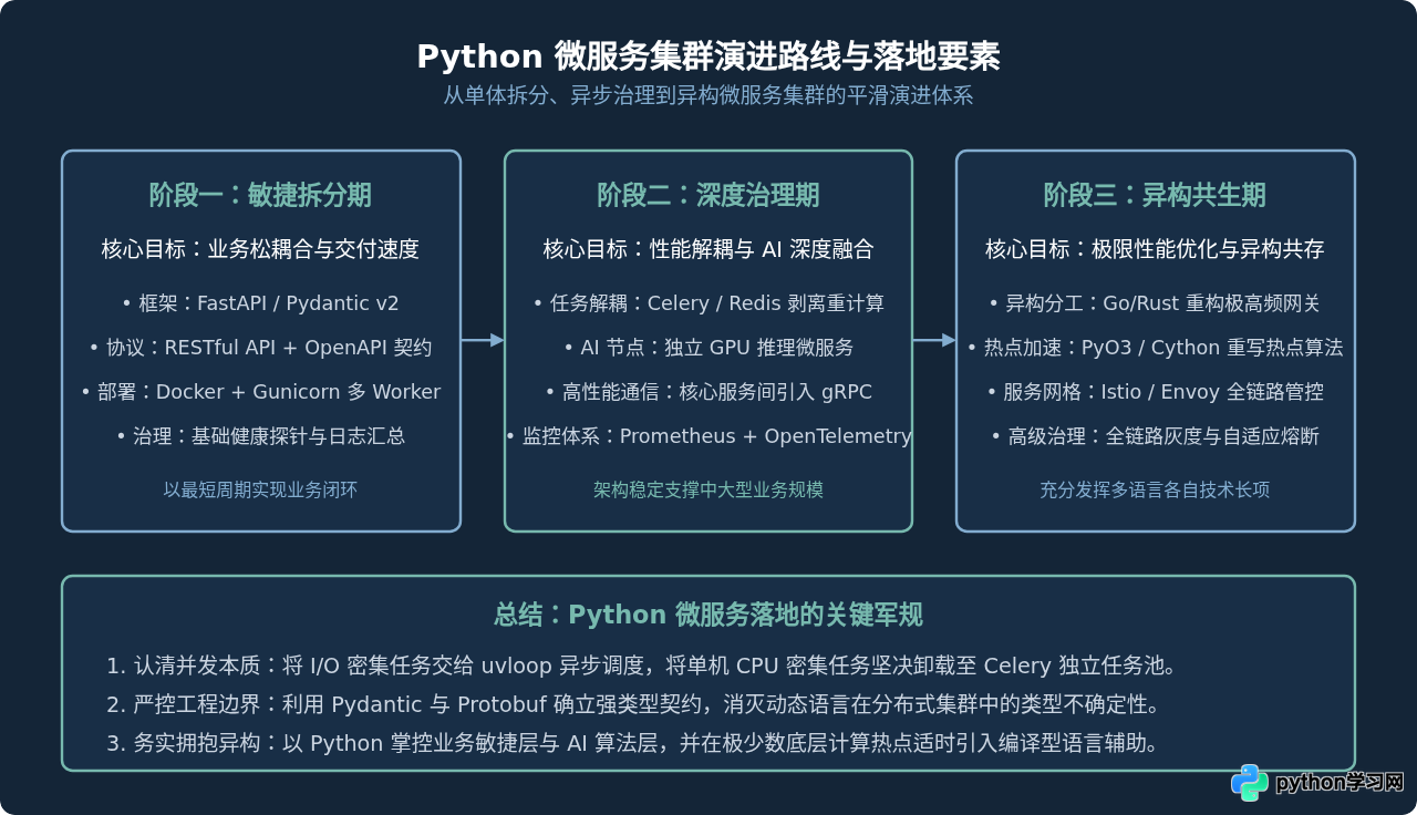 何时适合使用Python构建微服务集群？典型应用场景分析