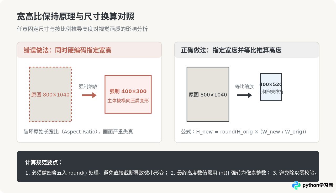 Python按指定宽度自动计算高度并修改图片尺寸