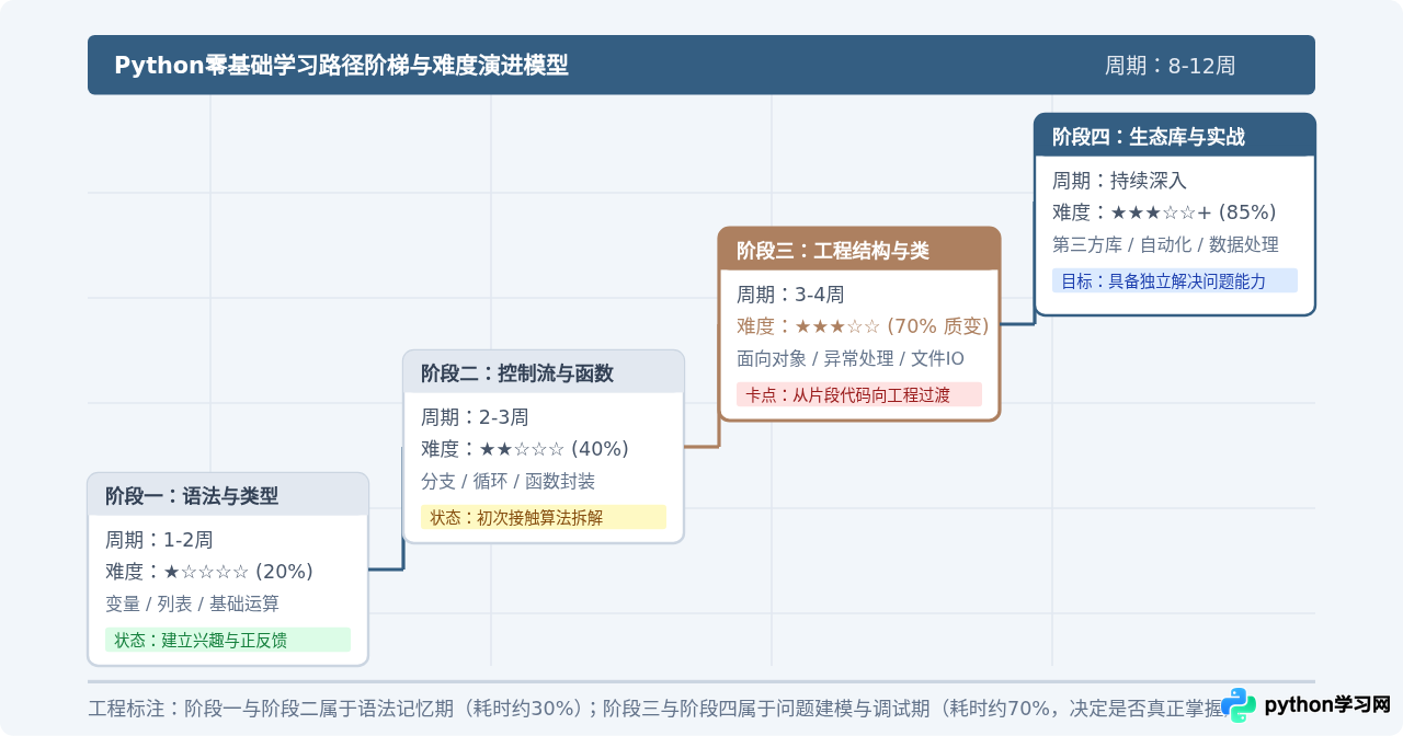 Python编程语言难学吗？零基础入门的真实难度评估