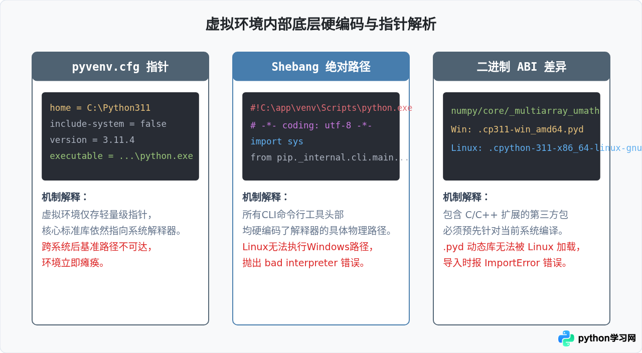 Windows和Linux之间能否直接迁移Python虚拟环境