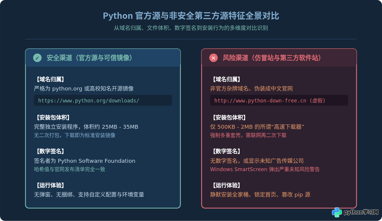 Python官方下载地址在哪？怎么识别安全下载源