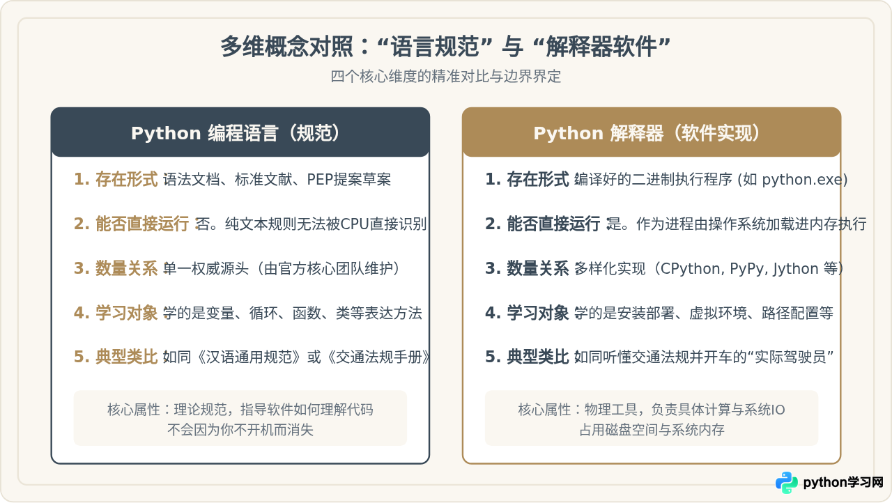 Python是编程语言还是软件？澄清概念误区