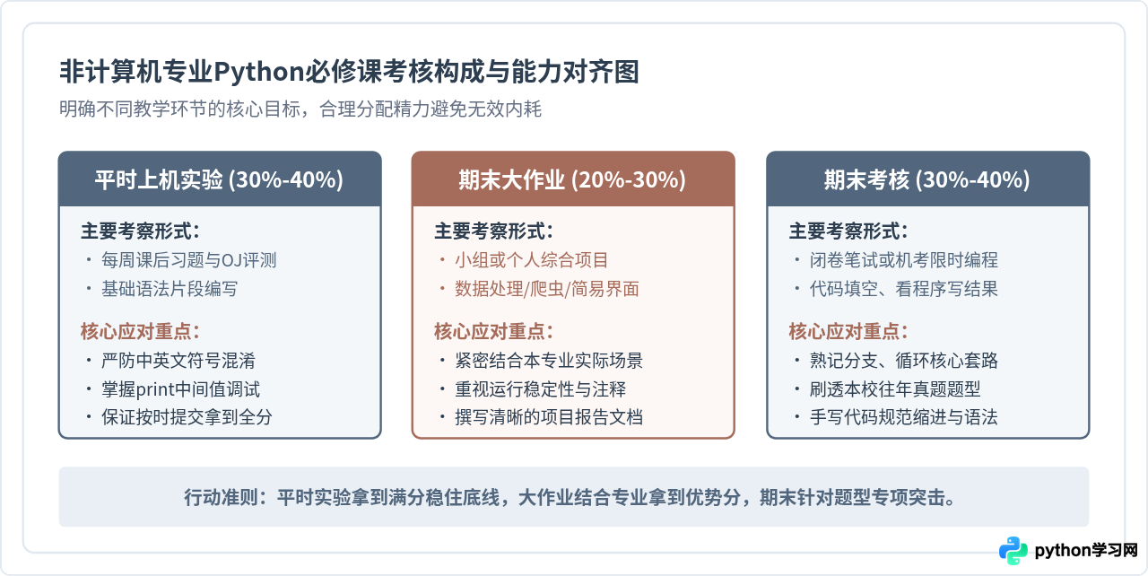 非计算机专业学生怎么应对Python必修课程要求？