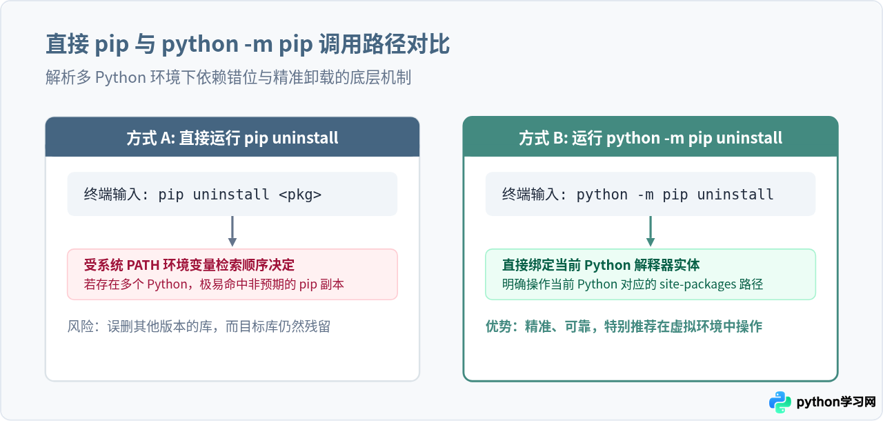 Python怎么用pip卸载第三方库