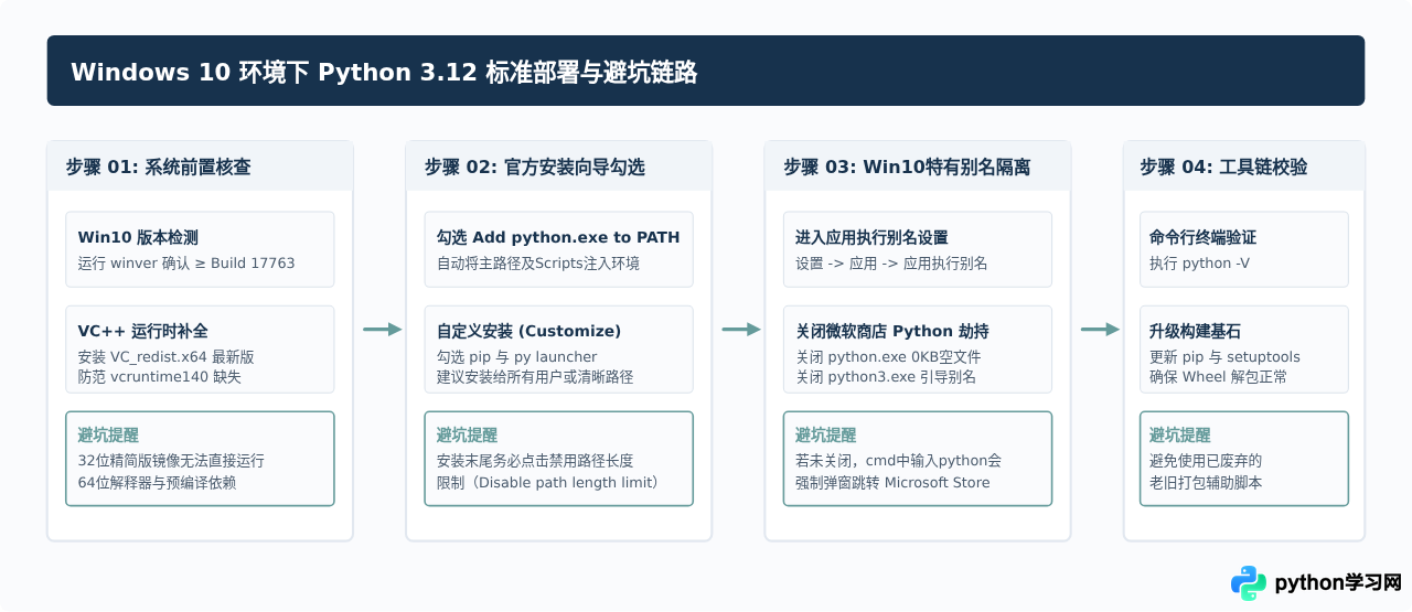 Win10安装Python 3.12需要注意哪些兼容性问题