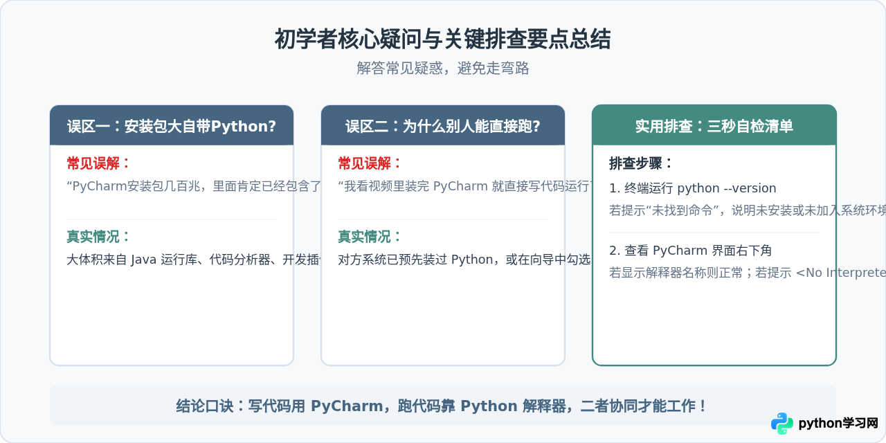 只安装PyCharm能运行Python代码吗
