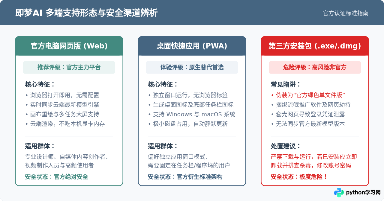 即梦AI有官方电脑版客户端吗？Windows/Mac下载与网页版使用指南