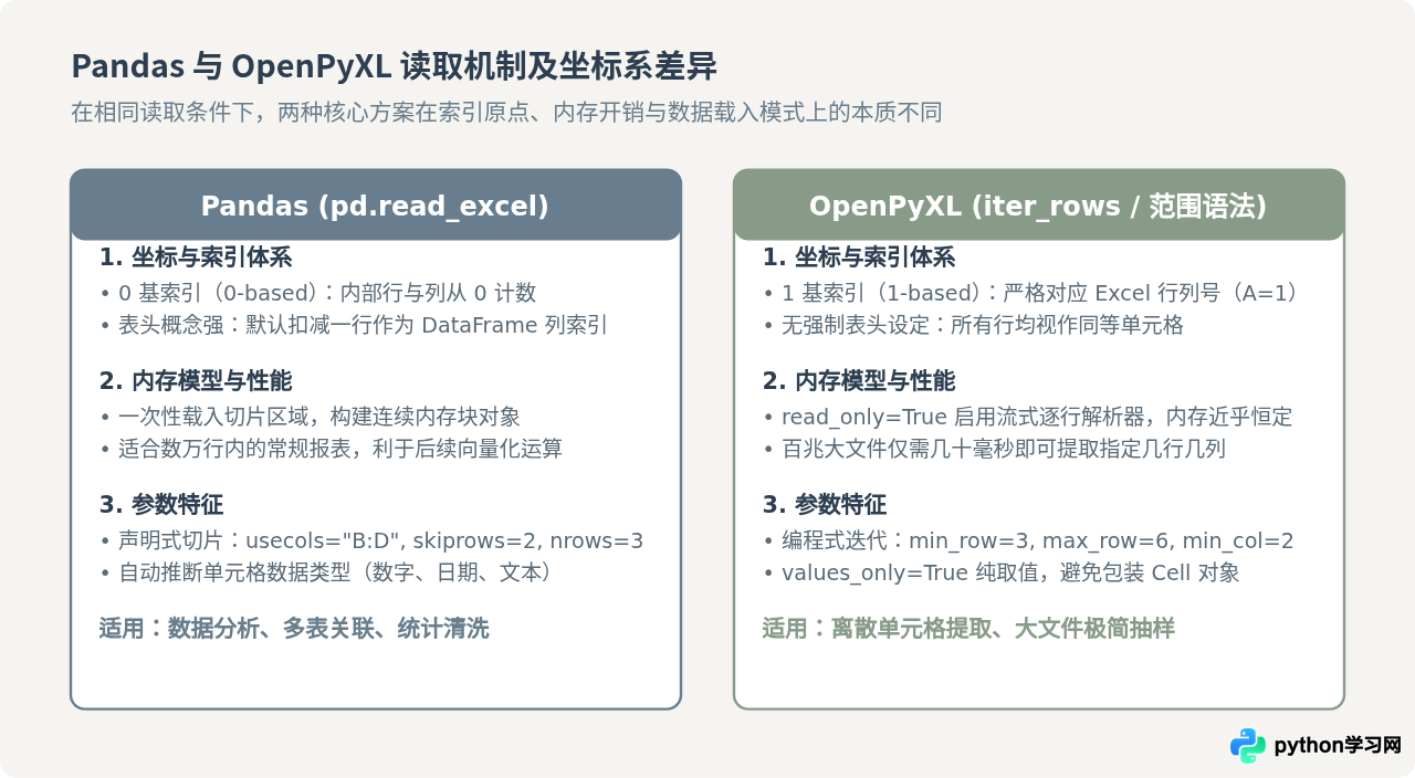 Python读取Excel指定Sheet和特定行列的方法