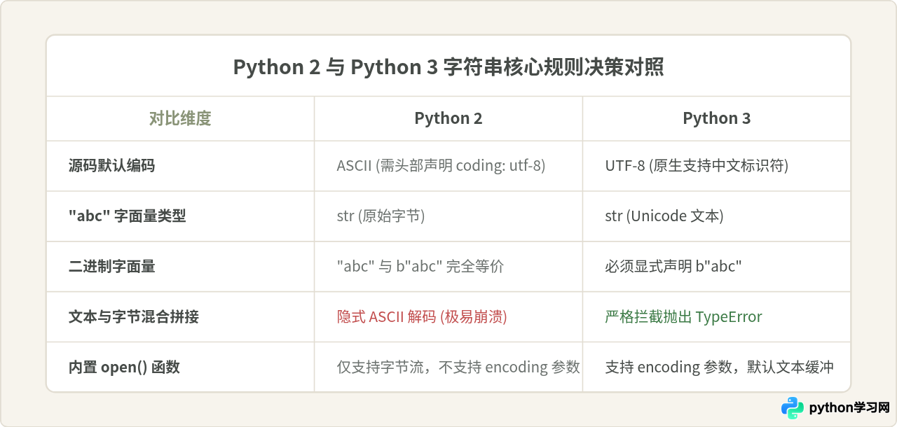 Python 2和Python 3在字符串处理上有什么不同