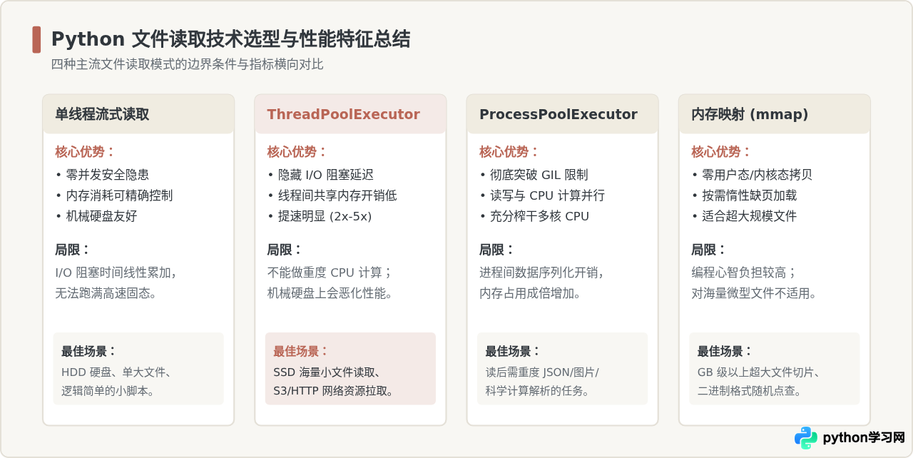 Python多线程读取文件真的比单线程快吗？