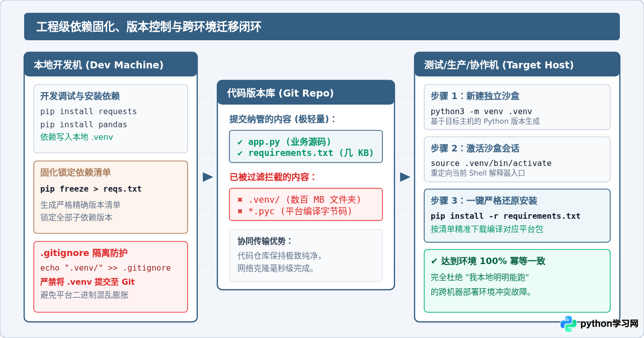 Python 3 环境搭建与包管理：venv 虚拟环境和 pip 使用指南