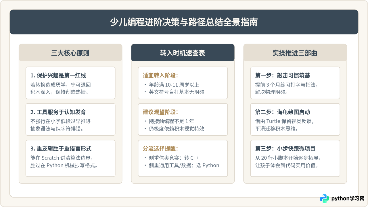学完Scratch有必要转Python吗？少儿编程的进阶路径分析