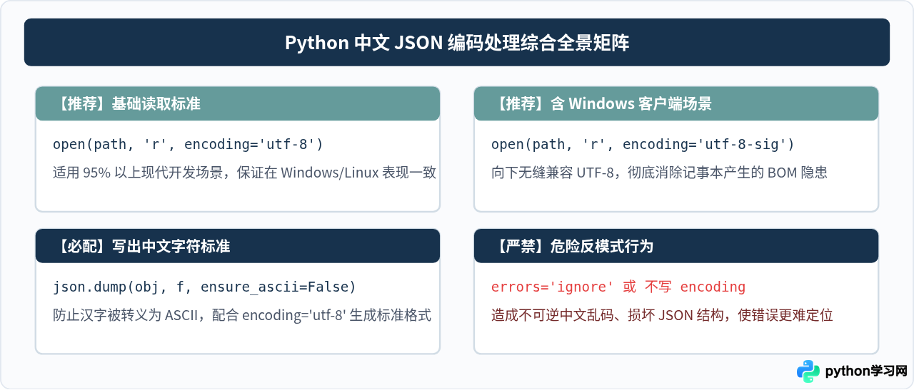 Python读取含中文JSON文件出现UnicodeDecodeError怎么解决