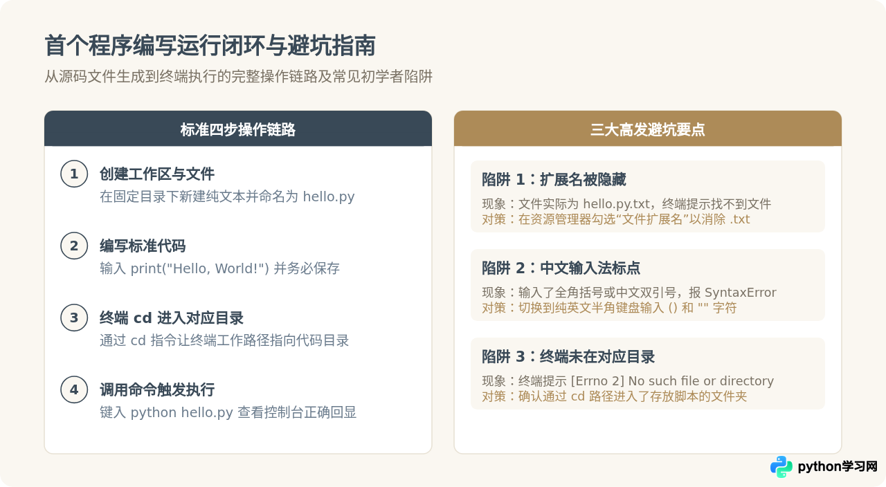Python零基础学习路线：从环境搭建到第一个程序