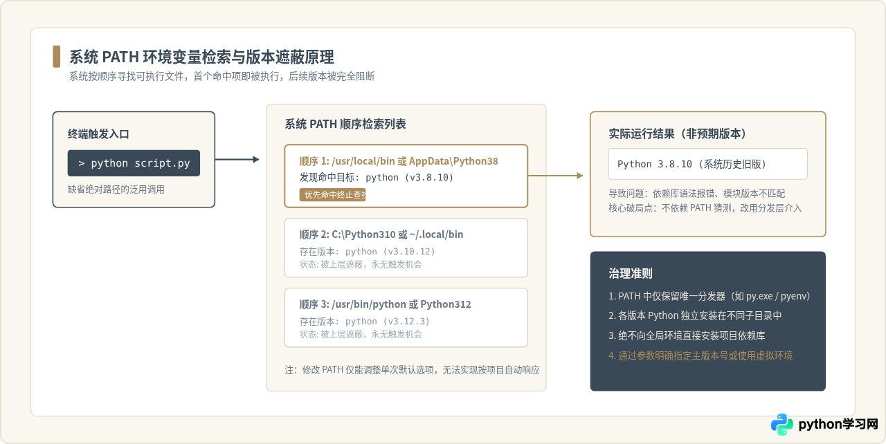 同一台电脑共存多个Python版本时的环境切换与管理