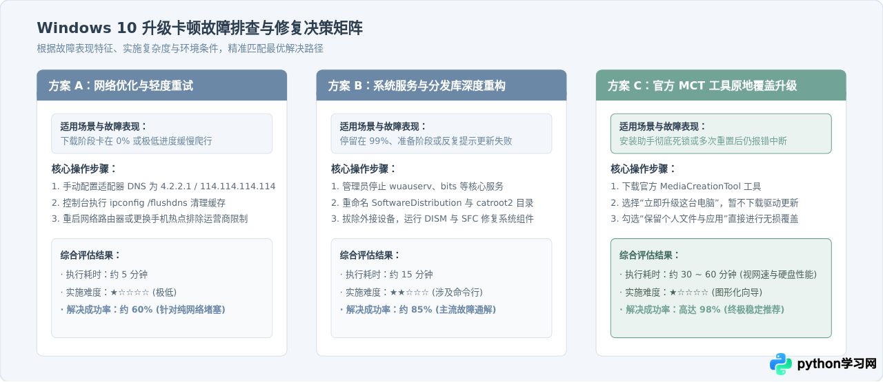 Win10安装助手卡在下载或准备阶段的解决方法