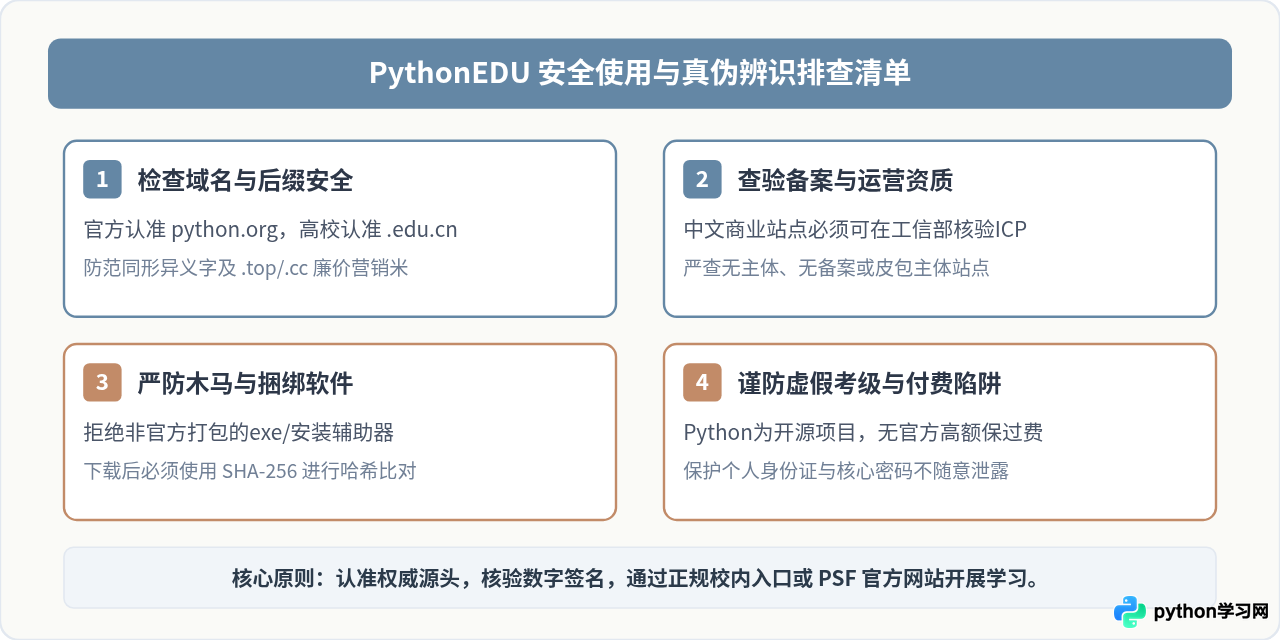 PythonEDU网站官网入口在哪？怎么辨别真伪与安全性